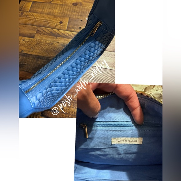 Anthropologie Woven Neoprene Shoulder Bag, NWT - Picture 6 of 8